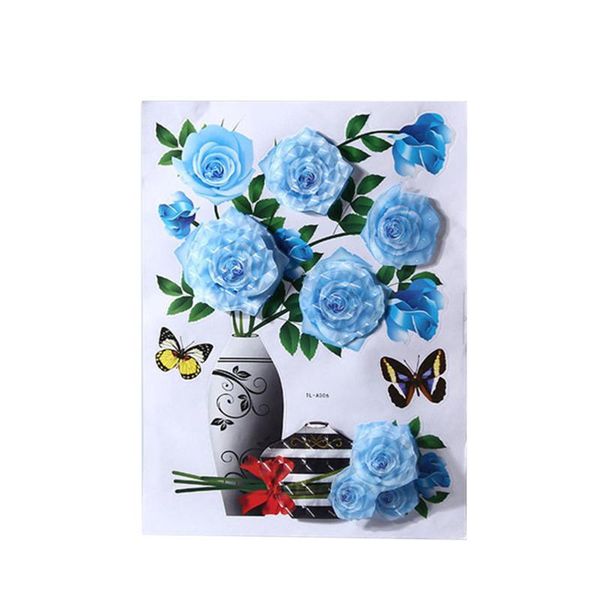 wall stickers 3d decorative self-adhesive floral & vase decor decal for diy room home hr
wall stickers 3d decorative self-adhesive floral & vase decor decal for diy room home hr
