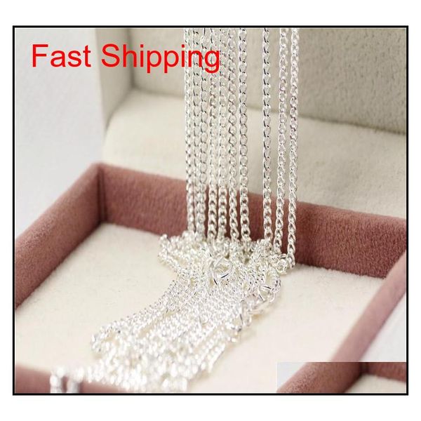 2017 new factory sale 10pcs 16"-30" genuine solid 925 sterling silver fashion curb necklace chain jewelry wi qylsfe luckyhat
2017 new factory sale 10pcs 16"-30" genuine solid 925 sterling silver fashion curb necklace chain jewelry wi qylsfe luckyhat