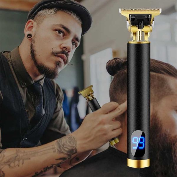 usb t9 hair clipper professional electric hair trimmer barber shaver trimmer beard 0mm men cutting machine for men 220119
usb t9 hair clipper professional electric hair trimmer barber shaver trimmer beard 0mm men cutting machine for men 220119