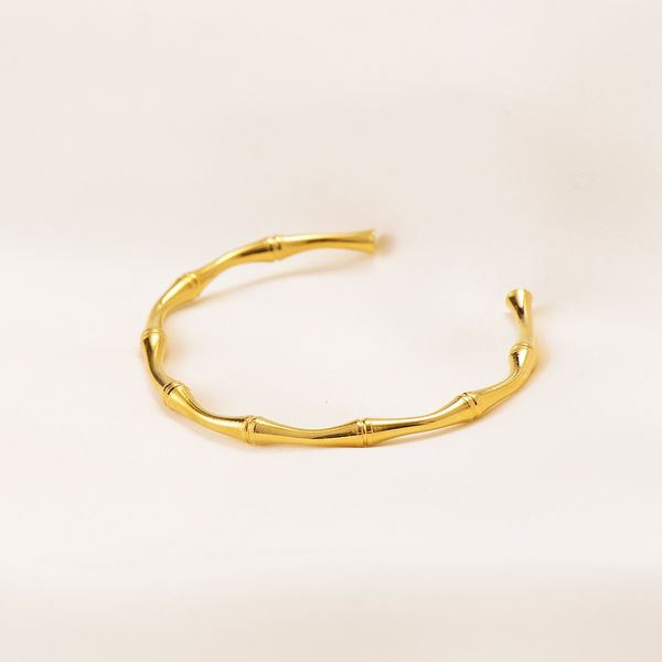 bamboo shape bangle 24k fine solid yellow 18ct thai baht g/f gold women bracelet - minimalist golden cuff bangles her, Black
bamboo shape bangle 24k fine solid yellow 18ct thai baht g/f gold women bracelet - minimalist golden cuff bangles her, Black