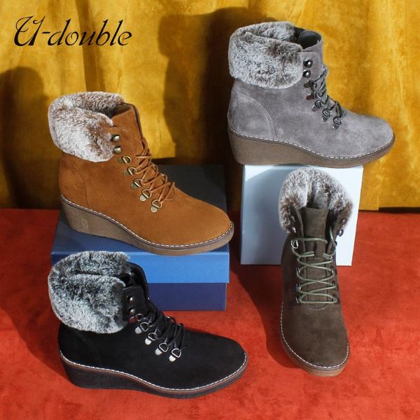 boots u-double brand women shoes 2021 winter warm big size fashion ankle short high heel snow faux fur, Black
boots u-double brand women shoes 2021 winter warm big size fashion ankle short high heel snow faux fur, Black