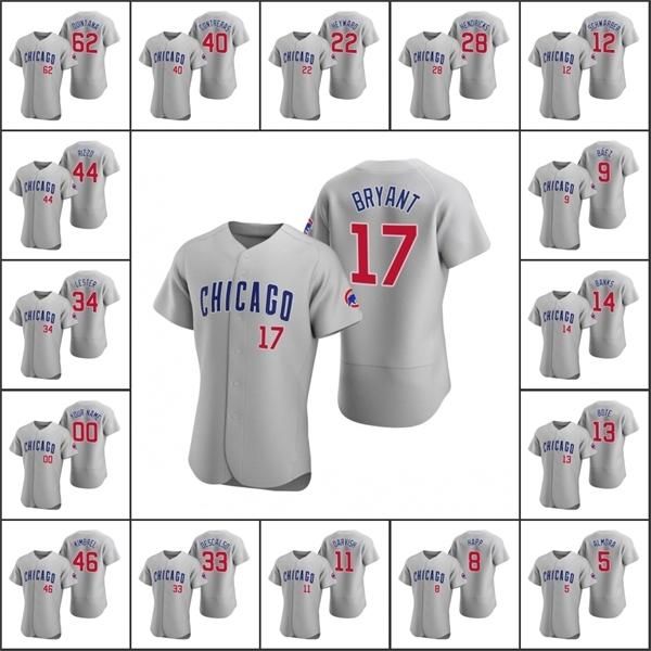 chicago\rcubs men #9 javier baez 17 kris bryant 44 anthony rizzo 14 ernie banks custom women youth gray authentic 2020 road jersey, Blue;black
chicago\rcubs men #9 javier baez 17 kris bryant 44 anthony rizzo 14 ernie banks custom women youth gray authentic 2020 road jersey, Blue;black