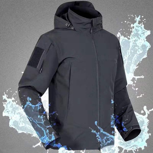 men's jackets spring and summer outdoor tactical ski-wear, mountaineering wear breathable soft shell jacket, Black;brown
men's jackets spring and summer outdoor tactical ski-wear, mountaineering wear breathable soft shell jacket, Black;brown