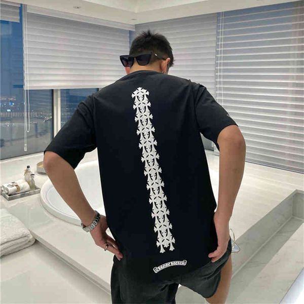ch croxin short sleeve 2021 summer new cross printed cotton loose round neck t-shirt for couples 84ra, White;black
ch croxin short sleeve 2021 summer new cross printed cotton loose round neck t-shirt for couples 84ra, White;black