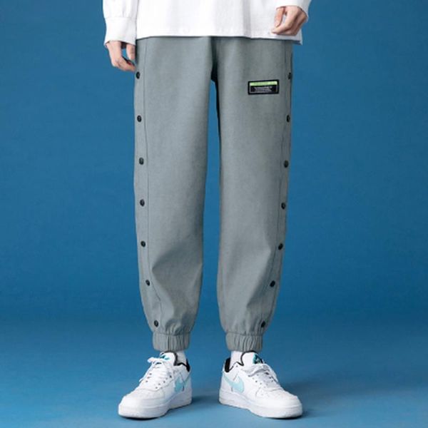 men's pants 2021 men's casual loose sports large size brand daily breasted streetwear, Black
men's pants 2021 men's casual loose sports large size brand daily breasted streetwear, Black