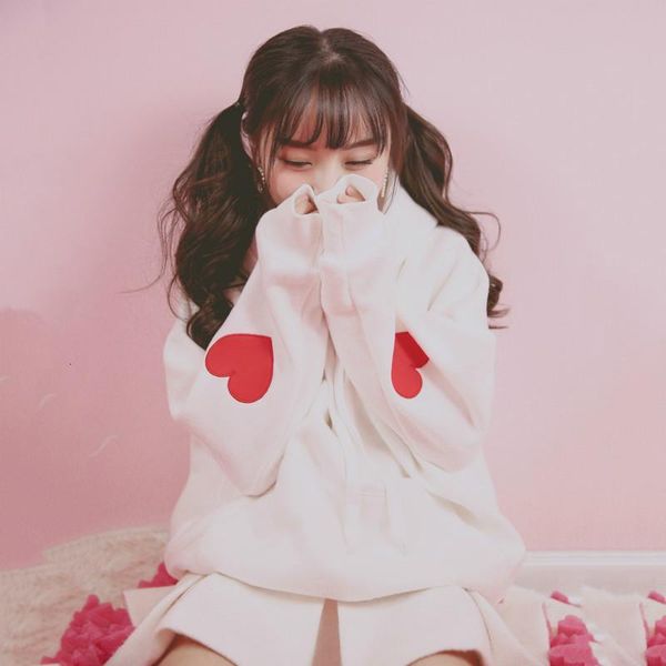 harajuku fashion plus velvet women hoodies cute heart shape embroidery student sweatshirt sweet long sleeve girls pullovers, Black
harajuku fashion plus velvet women hoodies cute heart shape embroidery student sweatshirt sweet long sleeve girls pullovers, Black