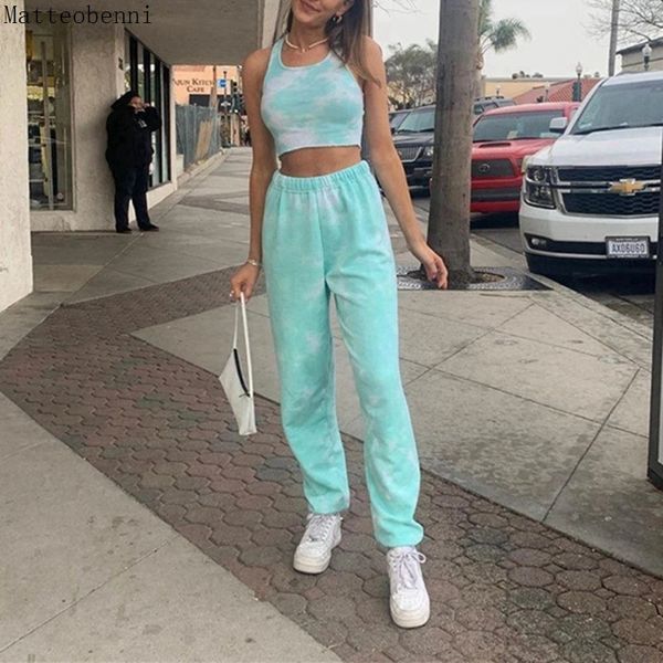 2021 new tie dye outfits lounge wear women casual sleeveless two piece set summer crop and long pants suit 2pcs tracksuits y26z, White
2021 new tie dye outfits lounge wear women casual sleeveless two piece set summer crop and long pants suit 2pcs tracksuits y26z, White