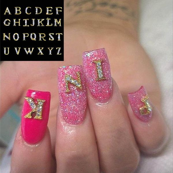 nail art decorations est letter series cje6-a-z hand made 26 designs metal crystal decal accessories 3d alloy (10pcs), Silver;gold
nail art decorations est letter series cje6-a-z hand made 26 designs metal crystal decal accessories 3d alloy (10pcs), Silver;gold