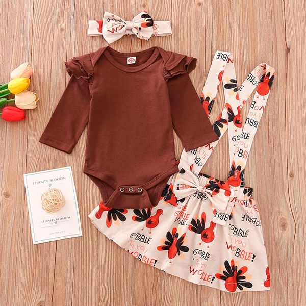 clothing sets baby girls clothes set thanksgiving costumes ruffles romper+suspenders skirts+headband outfits 3pcs toddler suit, White
clothing sets baby girls clothes set thanksgiving costumes ruffles romper+suspenders skirts+headband outfits 3pcs toddler suit, White