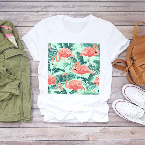 women cartoon fashion flamingo beach printing clothes summer shirt t shirts t graphic female ladies womens tee t shirt, White
women cartoon fashion flamingo beach printing clothes summer shirt t shirts t graphic female ladies womens tee t shirt, White