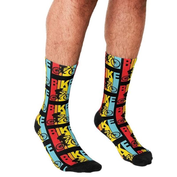 men's socks funny mountain bicycle pattern printed hip hop men happy cute boys street style crazy for, Black
men's socks funny mountain bicycle pattern printed hip hop men happy cute boys street style crazy for, Black