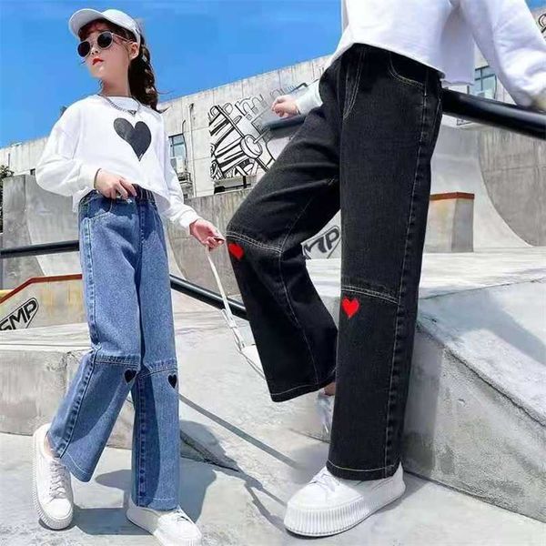 kids girls denim jeans for baby wide leg children outwear long pants teenagers girl clothing 211102, Blue
kids girls denim jeans for baby wide leg children outwear long pants teenagers girl clothing 211102, Blue