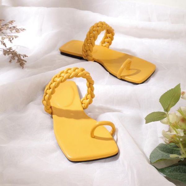 female slippers fashion weave band pu leather women slides ladies flat shoes summer casual beach woman footwear soft comfort, Black
female slippers fashion weave band pu leather women slides ladies flat shoes summer casual beach woman footwear soft comfort, Black