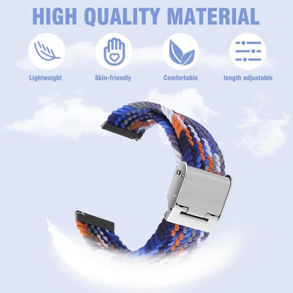 watch bands nylon strap for samsung galaxy active 2 watchband gear s3 braided bracelet huawei gt 46mm/2e/2 pro wristband, Black;brown
watch bands nylon strap for samsung galaxy active 2 watchband gear s3 braided bracelet huawei gt 46mm/2e/2 pro wristband, Black;brown