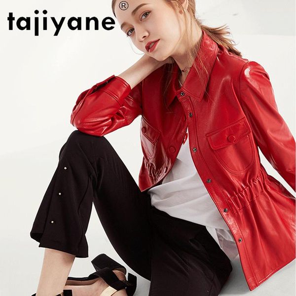 women's leather & faux tajiyane black jacket women spring 2021 100% sheepskin coat female short coats and jackets veste femme pph4960
women's leather & faux tajiyane black jacket women spring 2021 100% sheepskin coat female short coats and jackets veste femme pph4960