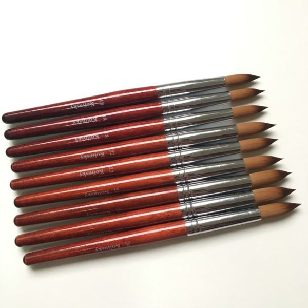 1pc kolinsky sable red wood nail art acrylic brush round 10#12#14#16#18#20#22#24 uv gel carving pen liquids powder manicure tips, Yellow
1pc kolinsky sable red wood nail art acrylic brush round 10#12#14#16#18#20#22#24 uv gel carving pen liquids powder manicure tips, Yellow