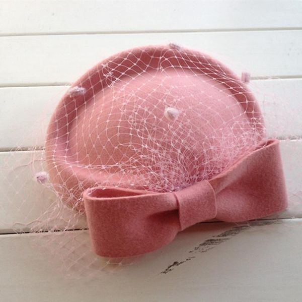 stingy brim hats lady 100% wool fedoras hat girls veil party cap british retro berets woolen red bride's headdress female bow b-8855, Blue;gray
stingy brim hats lady 100% wool fedoras hat girls veil party cap british retro berets woolen red bride's headdress female bow b-8855, Blue;gray