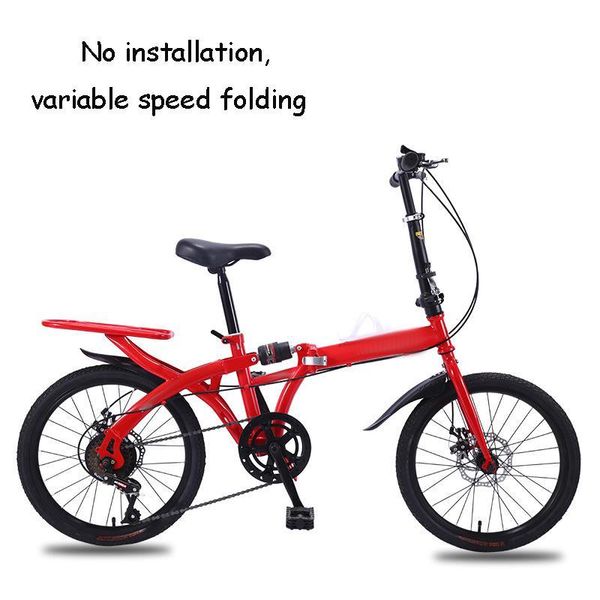16/20 "folding bicycle of installation of student variable speed double absorbent men's and women's brisk walki red
16/20 "folding bicycle of installation of student variable speed double absorbent men's and women's brisk walki red