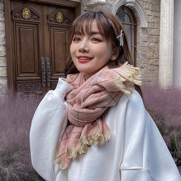 new student scarves female youth soft girl cute scarf korean fashion cashmere scarf autumn winter warm scarfs for ladies, Blue;gray
new student scarves female youth soft girl cute scarf korean fashion cashmere scarf autumn winter warm scarfs for ladies, Blue;gray