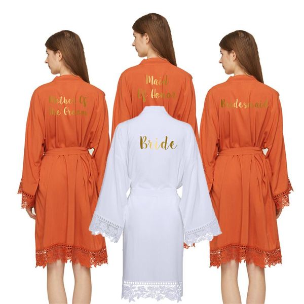 women's sleepwear bride robe bridesmaid robes women rayon cotton lace wedding bathrobe orange bridal, Black;red
women's sleepwear bride robe bridesmaid robes women rayon cotton lace wedding bathrobe orange bridal, Black;red