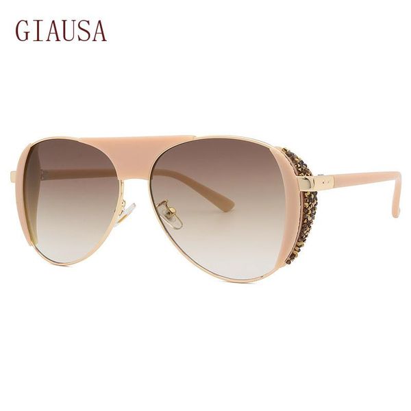 sunglasses giausa european and american fashion men's women's metal uv 400 glasses, White;black
sunglasses giausa european and american fashion men's women's metal uv 400 glasses, White;black