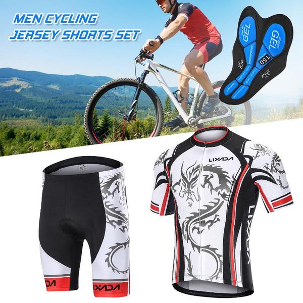 racing sets lixada men's quick dry cycling set bike shirt road bicycle bib shorts mtb riding clothing kit clothes, Black;blue
racing sets lixada men's quick dry cycling set bike shirt road bicycle bib shorts mtb riding clothing kit clothes, Black;blue