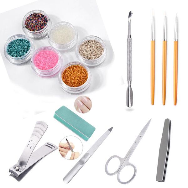 nail art kits pandahall micro caviar beads stainless steel cuticle pusher form manicure tool set
nail art kits pandahall micro caviar beads stainless steel cuticle pusher form manicure tool set