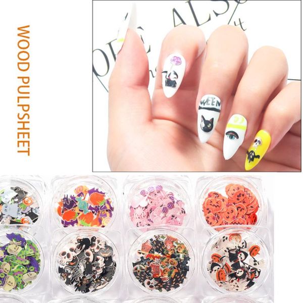 nail art decorations 1 box of halloween accessories pumpkin bat mixed ultra-thin wood pulp patch diy nails sequin decoration, Silver;gold
nail art decorations 1 box of halloween accessories pumpkin bat mixed ultra-thin wood pulp patch diy nails sequin decoration, Silver;gold
