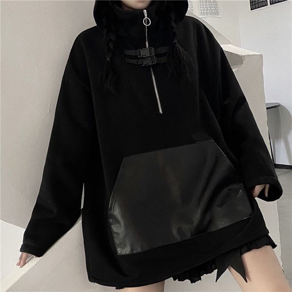 2021 deeptown gothic moda feminina inverno moletom feminino manga comprida solto streetwear preto casual plus size hoodies alqe, Black
2021 deeptown gothic moda feminina inverno moletom feminino manga comprida solto streetwear preto casual plus size hoodies alqe, Black