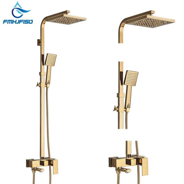 modern golden brass 8" round rain shower head hand shower sprayer wall mount tap cold mixer rotatable bathroom set
modern golden brass 8" round rain shower head hand shower sprayer wall mount tap cold mixer rotatable bathroom set