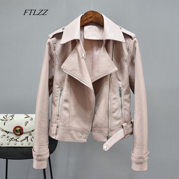 women's leather & faux ftlzz autumn soft basic jackets women turndown collar zipper epaulet slim coat female biker outwear, Black
women's leather & faux ftlzz autumn soft basic jackets women turndown collar zipper epaulet slim coat female biker outwear, Black