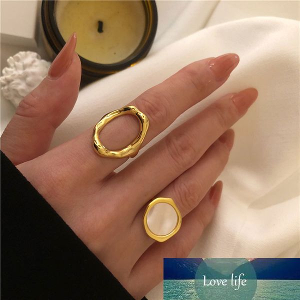 925 sterling silver gold color irregular oval round rings for women men shell finger ring party jewelry rings gifts s-r955
925 sterling silver gold color irregular oval round rings for women men shell finger ring party jewelry rings gifts s-r955