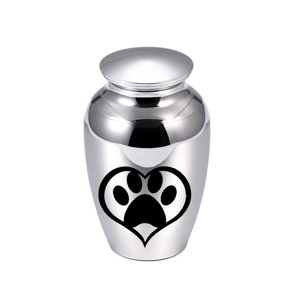 cute dog paw cremation urn aluminum urn pendant casket coffin ashes memorial with gift velvet bag remembrance of a deceased relative/pet, Silver
cute dog paw cremation urn aluminum urn pendant casket coffin ashes memorial with gift velvet bag remembrance of a deceased relative/pet, Silver