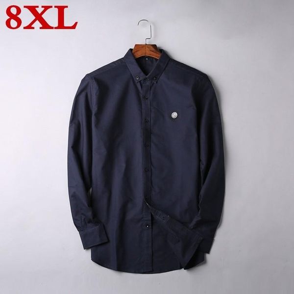 men's casual shirts 8xl 7xl 6xl 2021 5xl plus size men long sleeve twill solid formal business shirt brand man dress, White;black
men's casual shirts 8xl 7xl 6xl 2021 5xl plus size men long sleeve twill solid formal business shirt brand man dress, White;black
