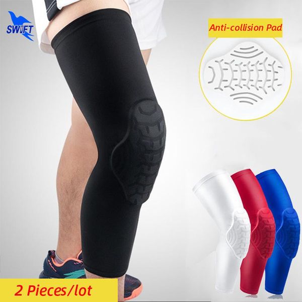 elbow & knee pads 1 pair anti-collision basketball protector compression leg sleeve honeycomb brace kneepad fitness volleyball support, Black;gray
elbow & knee pads 1 pair anti-collision basketball protector compression leg sleeve honeycomb brace kneepad fitness volleyball support, Black;gray