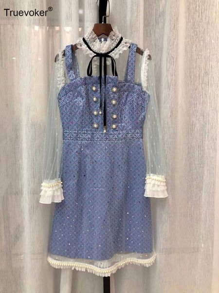 truevoker women runway high end prom dress long sleeve perspective lace patchwork blue beading party robe mujer festa vestido 210602, Black;gray
truevoker women runway high end prom dress long sleeve perspective lace patchwork blue beading party robe mujer festa vestido 210602, Black;gray
