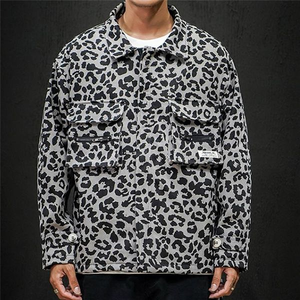 men's jackets fashion leopard print slim long sleeve splicing sweatshirt sport style outwaer large comfortable coat, Black;brown
men's jackets fashion leopard print slim long sleeve splicing sweatshirt sport style outwaer large comfortable coat, Black;brown