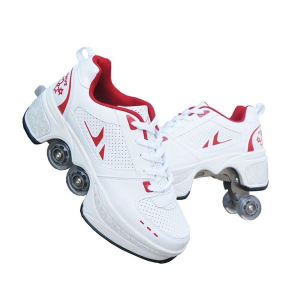 inline & roller skates deformation shoes four-wheeled fashionable parkour sports gift for kids
inline & roller skates deformation shoes four-wheeled fashionable parkour sports gift for kids
