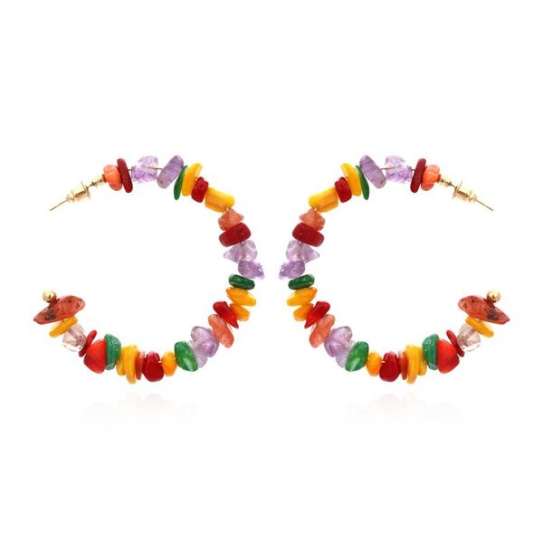 hoop & huggie colored gravel earrings crystal for women accessories delicate jewelry on the neck natural stone decorations gifts, Golden;silver
hoop & huggie colored gravel earrings crystal for women accessories delicate jewelry on the neck natural stone decorations gifts, Golden;silver