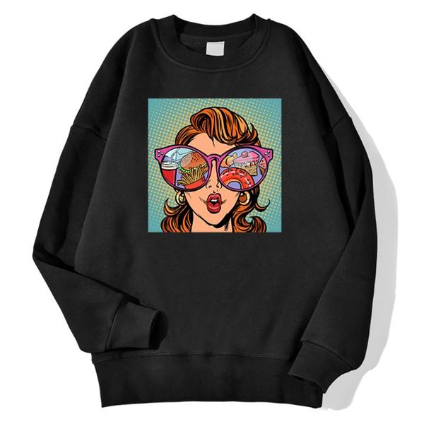 women's hoodies & sweatshirts sweatshirt style cute glasses girl warm womens kpop punk women o-neck plus size loose hoody for girls, Black
women's hoodies & sweatshirts sweatshirt style cute glasses girl warm womens kpop punk women o-neck plus size loose hoody for girls, Black