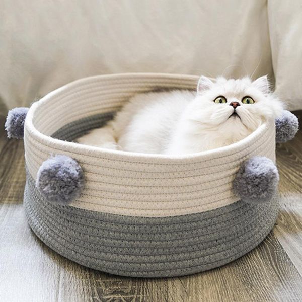 cat beds & furniture 1pcs cuddle cup basket bed round shape cotton chew resistant for puppy small dog pet
cat beds & furniture 1pcs cuddle cup basket bed round shape cotton chew resistant for puppy small dog pet