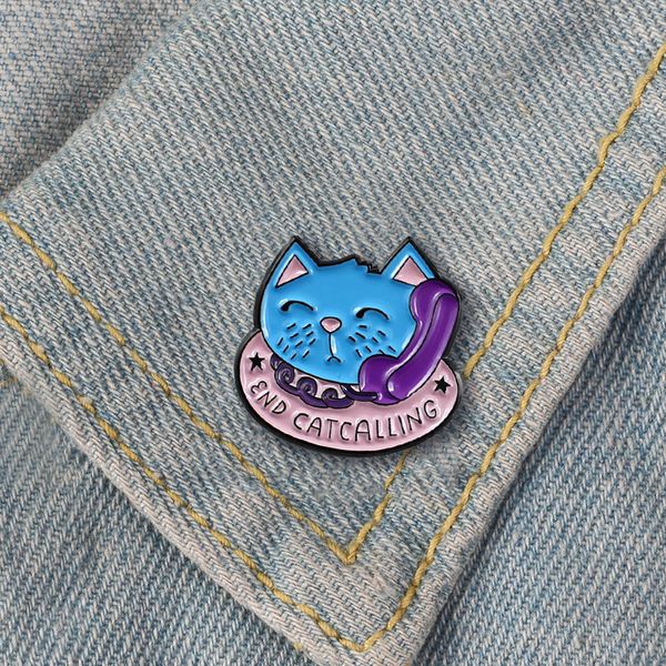 lovel end catcalling blue cat brooch call phone cat kitty enamel pin pet cat lovers badge lapel jeans gift for cute kids
lovel end catcalling blue cat brooch call phone cat kitty enamel pin pet cat lovers badge lapel jeans gift for cute kids