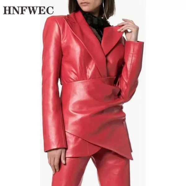 women's jackets pu leathers solid jacket long sleeve slim with wide irregular waistband belt coats female 2021 autumn fall l976, Black;brown
women's jackets pu leathers solid jacket long sleeve slim with wide irregular waistband belt coats female 2021 autumn fall l976, Black;brown