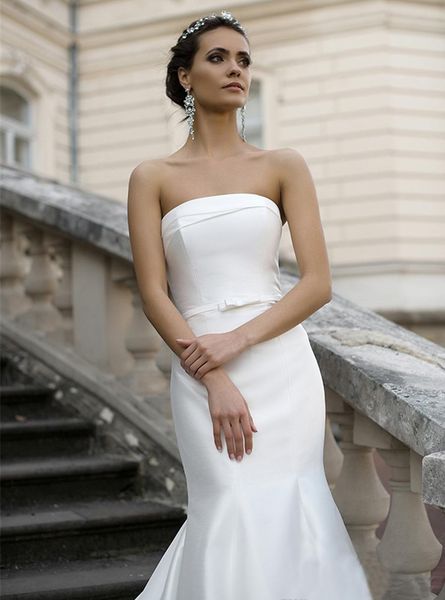 strapless 2021 new pleat matte satin mermaid applique lace wedding bow sash bridal gowns vestidos de novia encaje 7fip, White
strapless 2021 new pleat matte satin mermaid applique lace wedding bow sash bridal gowns vestidos de novia encaje 7fip, White