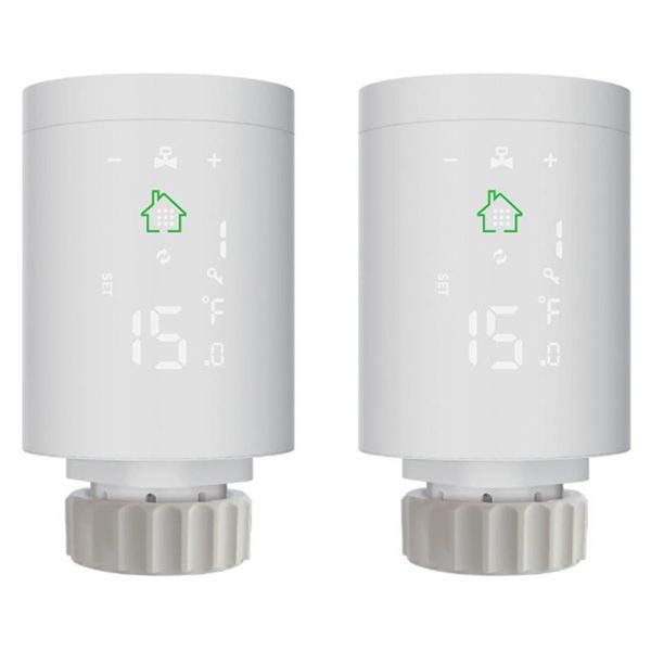 smart home control 2-piece zigbee 3.0 radiator programmable thermostatic valve temperature controller voice alexa
smart home control 2-piece zigbee 3.0 radiator programmable thermostatic valve temperature controller voice alexa