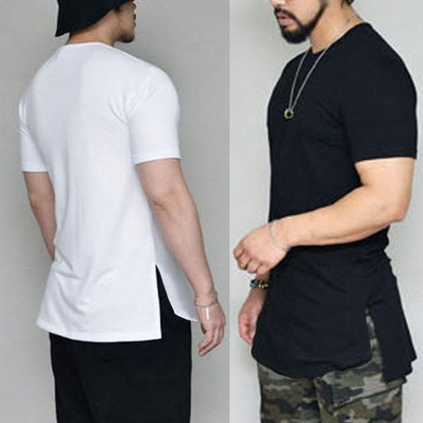men's t-shirts fashion male hip hop t shirt solid color casual before curved hem short sleeved round neck street wear, White;black
men's t-shirts fashion male hip hop t shirt solid color casual before curved hem short sleeved round neck street wear, White;black