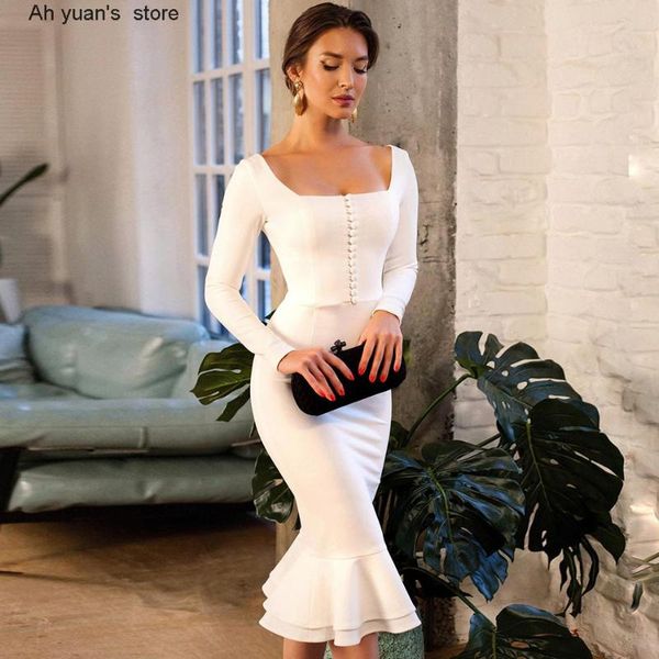 casual dresses ah yuan2021 autumn winter women apricot bodycon bandage dress mermaid long sleeve lady club celebrity runway party, Black;gray
casual dresses ah yuan2021 autumn winter women apricot bodycon bandage dress mermaid long sleeve lady club celebrity runway party, Black;gray