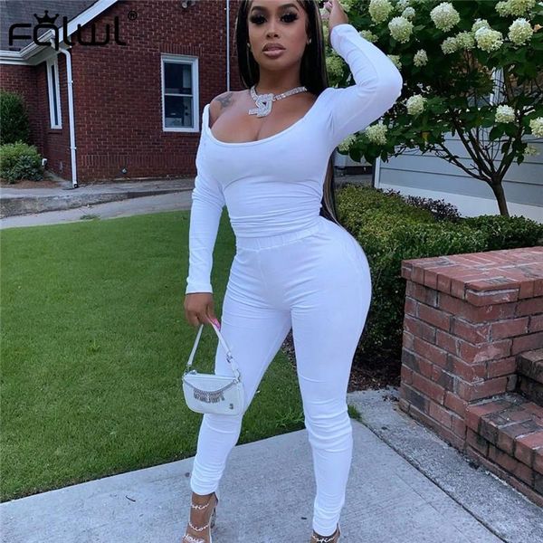 women's tracksuits fqlwl streetwear white 2 two piece set women long sleeve t shirt stacked leggings pants matching sets ladies, Gray
women's tracksuits fqlwl streetwear white 2 two piece set women long sleeve t shirt stacked leggings pants matching sets ladies, Gray