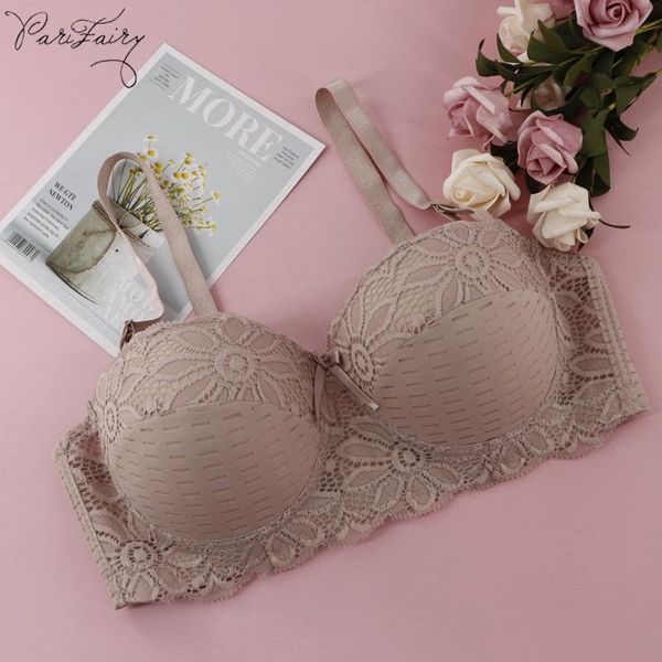 bras parifairy molded cup bra lace bralette bh unlined for women plus size bcd underwear brassiere lingerie intimates, Red;black
bras parifairy molded cup bra lace bralette bh unlined for women plus size bcd underwear brassiere lingerie intimates, Red;black