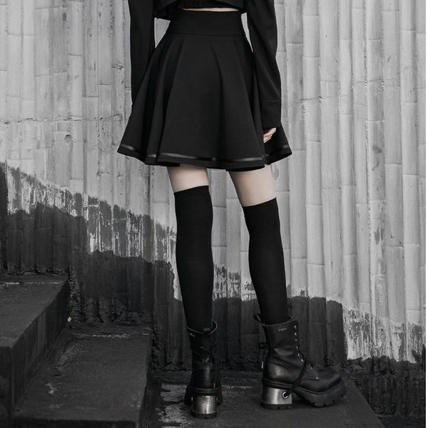 skirts punkrave women's punk high waist pleated belted daily casual a-line short skirt, Black
skirts punkrave women's punk high waist pleated belted daily casual a-line short skirt, Black